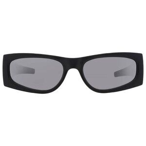 New Saint Laurent Silver Mirror Rectangular Ladies Sunglasses SL M140 002 56  Wo